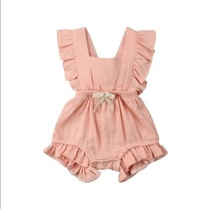 BABY GIRL PINK ROMPER